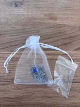 Ladda upp bild till gallerivisning, Collier Cinéraire Cœur Cristal Bleu - photo 6