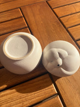 Lade das Bild in den Galerie-Viewer, urne cineraire pour chien blanche ouverte