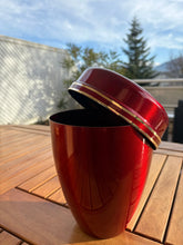 Ladda upp bild till gallerivisning, Urne Métal Œillet rouge - photo 1