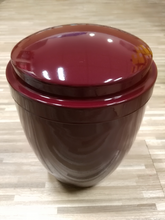 Lade das Bild in den Galerie-Viewer, urne métal samia bordeaux