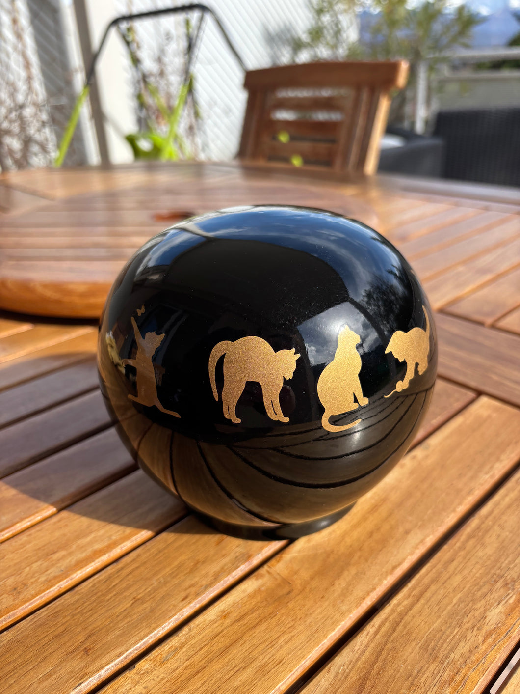 Cat Sphere Cremation Urn