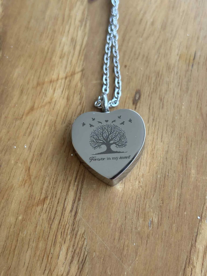 Collier Urne Coeur Arbre de vie - photo 1