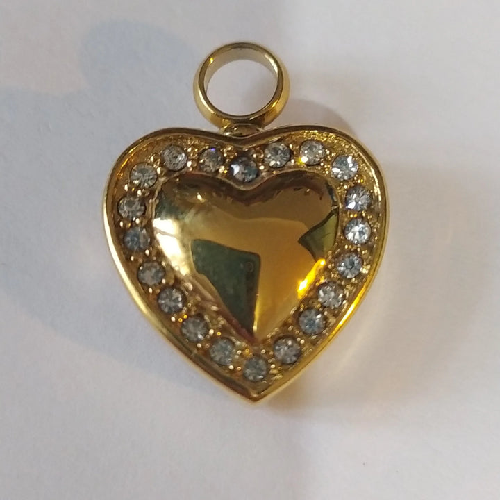 Pendentif Cendre : COEUR GOLDA - photo 1