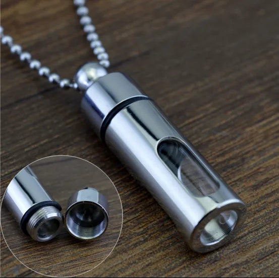 Pendentif Funéraire Transparent Argenté - photo 1