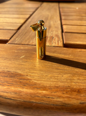 pendentif transparent doré urne funeraire