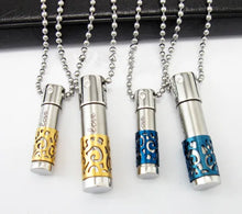 Ladda upp bild till gallerivisning, Urne Pendentif Cylindre Or - photo 1
