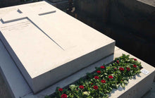 Lade das Bild in den Galerie-Viewer, Funeral Platte QR code for Grabstein
