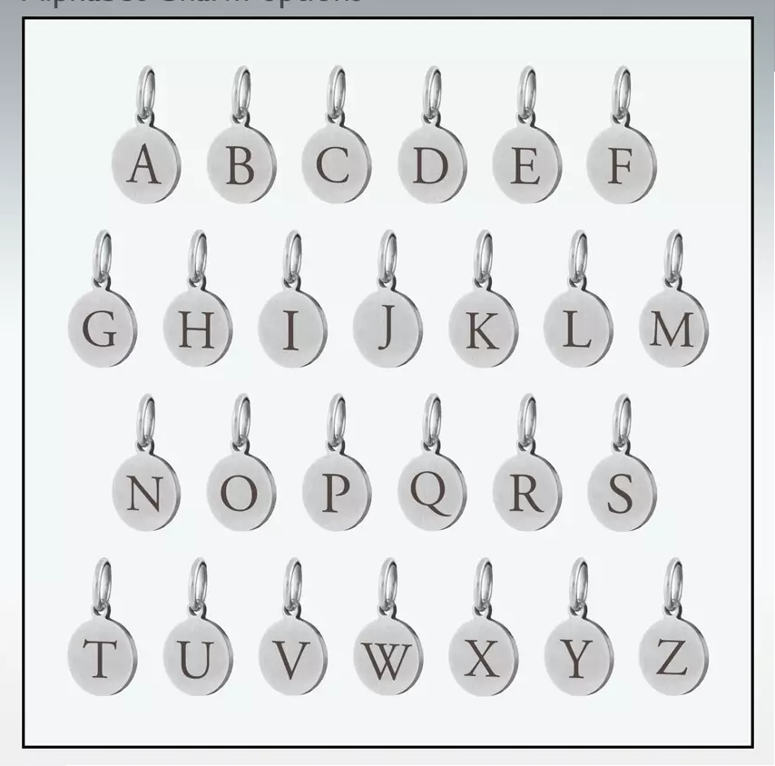Alphabet Schmuck 