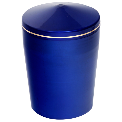 FERRER Metall Urne Blau