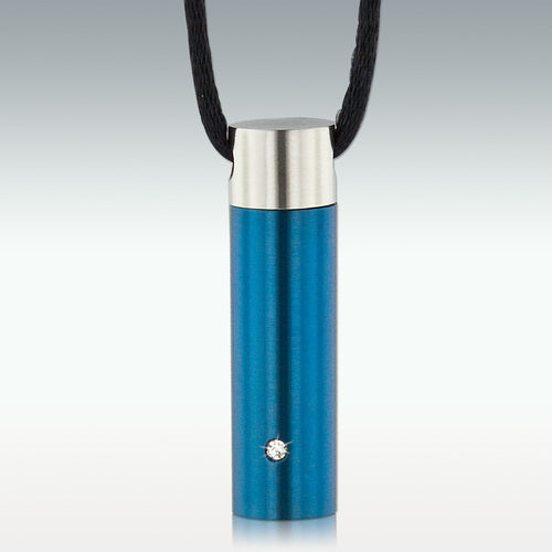 Asche Anhänger Blau Urnti