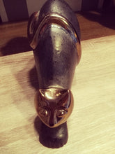 Lade das Bild in den Galerie-Viewer, Gold Head Cat Urn
